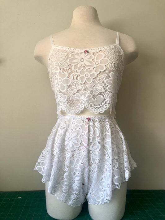 "Odelia" Tap Shorts (Lace)